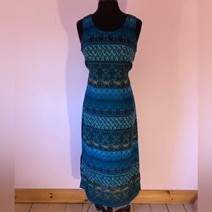 Vintage 90s R&K Maxi Dress & Sweater Set